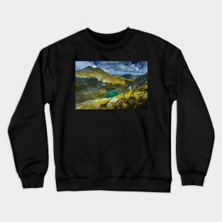 Romanian Carpathians and glacial lake Capra Crewneck Sweatshirt